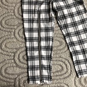 Tiger Mist Pants - Black and white plaid pant Tiger Mist Pants - Black and white plaid pant